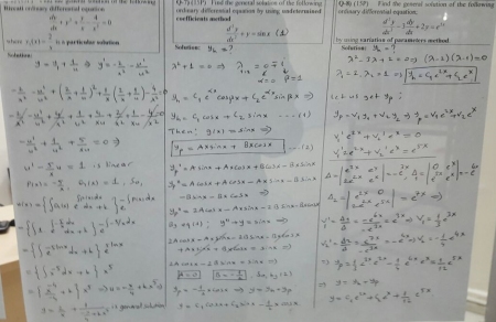 Engineering Mathematics Final Exam Questions