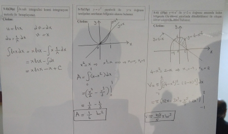 Matematik -1 Bütünleme Soruları ve Çözümleri - 2017