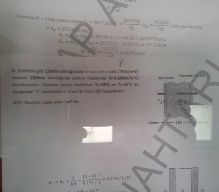 Termodinamik ve Isı Transferi Bütünleme Soru ve Cevapları