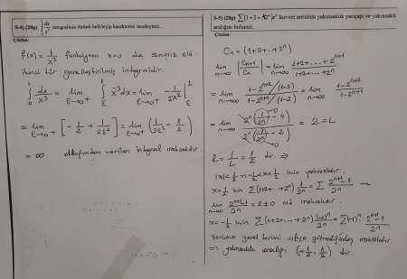 Matematik-2 Vize Soruları ve Cevapları-Mühendislik Fakültesi