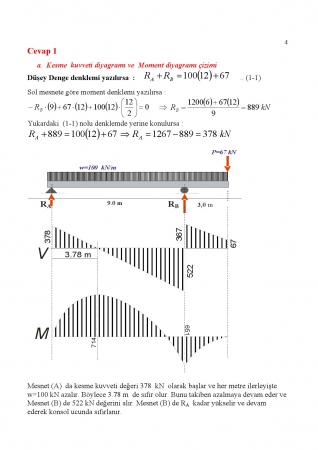 Betonarme - 1 Final Soru ve Cevapları