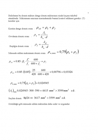 Betonarme - 1 Final Soru ve Cevapları