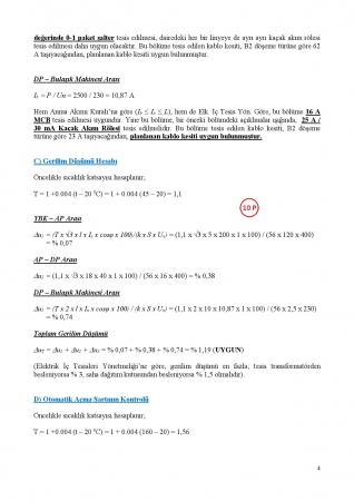 Elektrik Tesisleri ve Uygulamaları Vize Soruları ve Cevapları