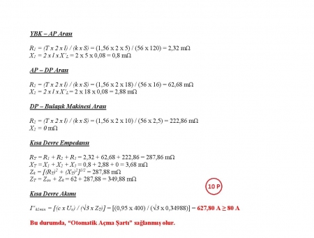 Elektrik Tesisleri ve Uygulamaları Vize Soruları ve Cevapları