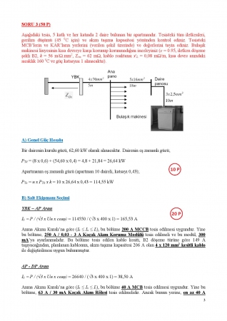 Elektrik Tesisleri ve Uygulamaları Vize Soruları ve Cevapları