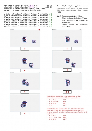 Bilgisayar Grafikleri -1 Bütünleme Soruları ve Cevapları