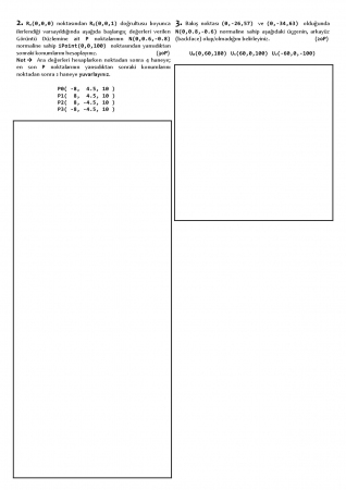 Bilgisayar Grafikleri -1 Vize Soruları ve Cevapları