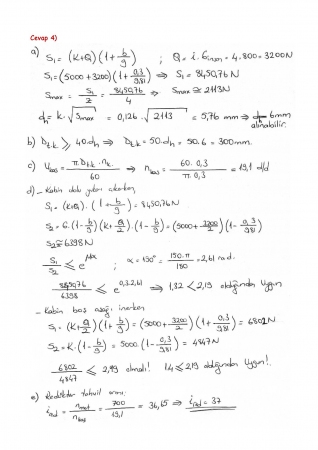 Transport Tekniği Sınav Soruları ve Cevapları