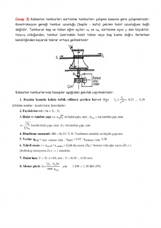 Transport Tekniği Sınav Soruları ve Cevapları