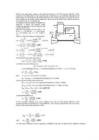 Bilgisayar Destekli Termodinamik Analiz Dersi Vize Soruları ve Cevapları