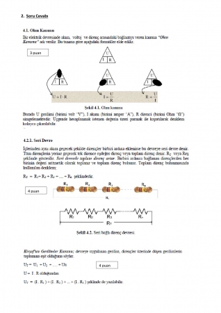 Elektrik Elektronik Bilgisi Arasınav Soruları ve Cevapları
