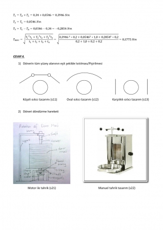 Mühendislik Tasarımı Vize Soruları ve Cevapları