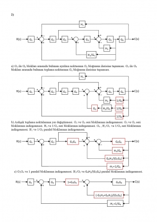 Sistem Dinamiği ve Kontrol Dersi Vize Sınav Soruları ve Cevapları