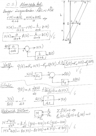 Sistem Dinamiği Ve Kontrol Dersi Final Sınav Soruları Ve Cevapları