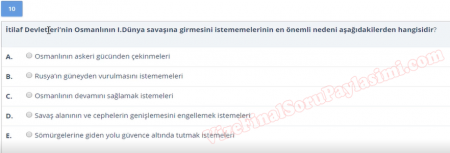 Atatürk İlkeleri ve İnkılap Tarihi Vize Soruları -  Yaz Okulu