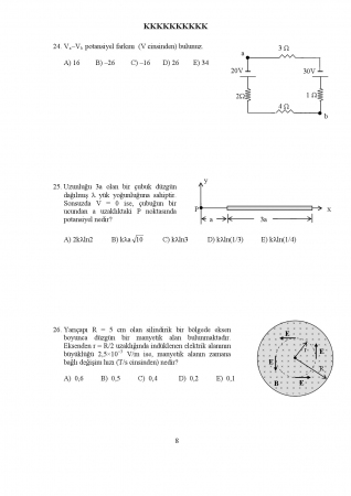 Fizik -2 Final Soruları 
