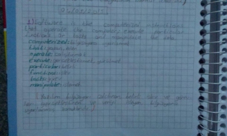 Bilgisayar Mühendisliği İçin Mesleki İngilizce -1 Ders Notu