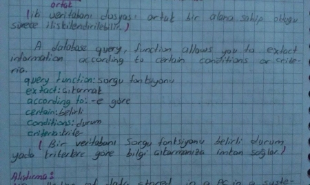 Bilgisayar Mühendisliği İçin Mesleki İngilizce -1 Ders Notu