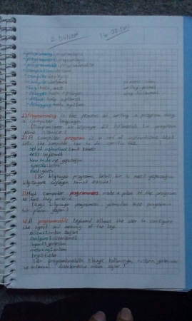 Bilgisayar Mühendisliği İçin Mesleki İngilizce -1 Ders Notu