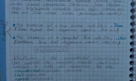 Bilgisayar Mühendisliği İçin Mesleki İngilizce -1 Ders Notu