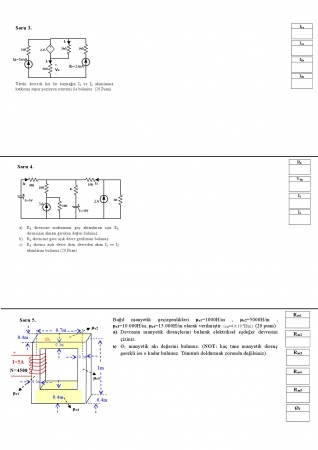 Elektrik Elektronik Mühendisliğinin Temelleri Arasınav -1 Soruları