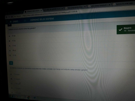 İş Sağlığı ve Güvenliği Quiz Soruları