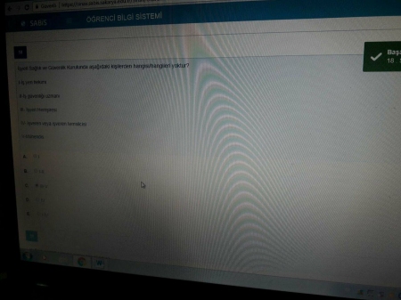 İş Sağlığı ve Güvenliği Quiz Soruları