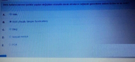 İletişim Teknikleri Dersi Kısa Sınav Soruları