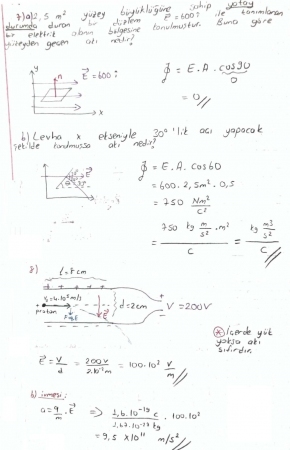 Fizik -2 Çalışma Soruları