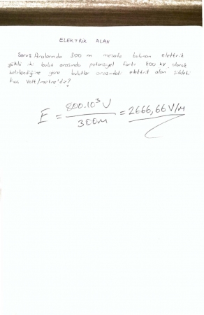 Fizik -2 Sınav Hazırlık Soruları ve Cevapları