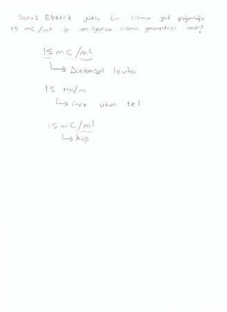 Fizik -2 Sınav Hazırlık Soruları ve Cevapları