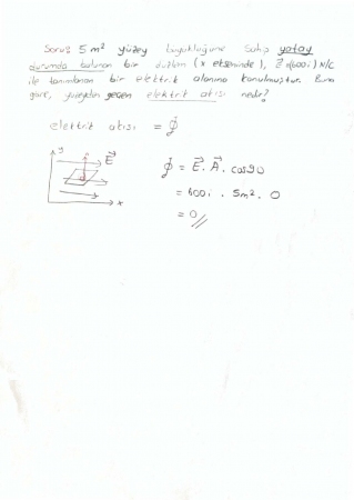 Fizik -2 Sınav Hazırlık Soruları ve Cevapları
