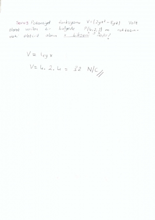 Fizik -2 Sınav Hazırlık Soruları ve Cevapları