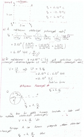 Elektriksel Potansiyel Enerji ve Elektriksel Potansiyel