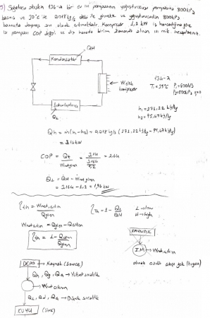Termodinamik -2 Çalışma Soruları
