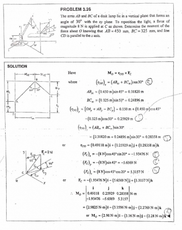 Statik Final Çalışma Sorusu ve Çözümü