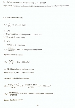 Benzinli Motor Tasarımı