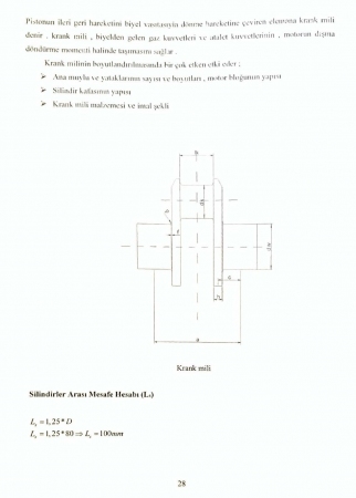 Benzinli Motor Tasarımı