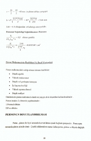 Benzinli Motor Tasarımı