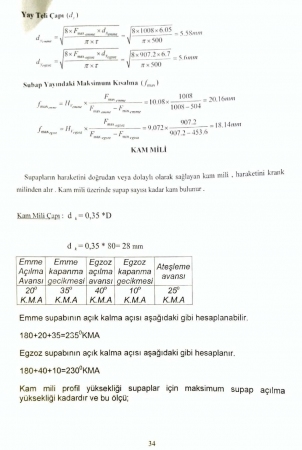 Benzinli Motor Tasarımı