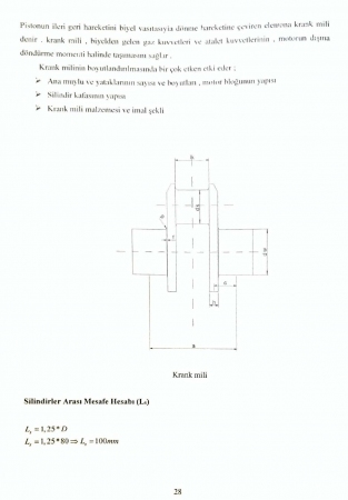 Benzinli Motor Tasarımı