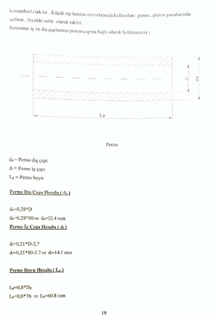 Benzinli Motor Tasarımı