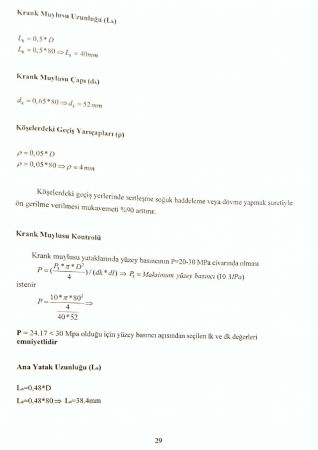 Benzinli Motor Tasarımı