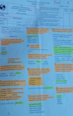 Maliye Tarihi Dersi Final