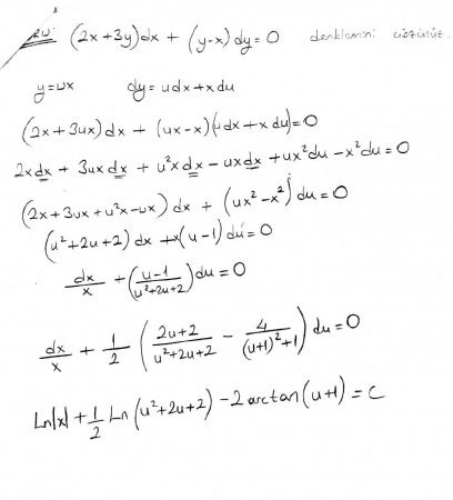 Mühendislik Matematiği -1 Vize Soruları ve Cevapları -2017