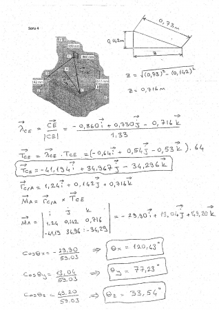 Statik Dersi Final Soruları ve Cevapları -2017