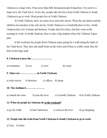 İngilizce Dersi Vize Soruları