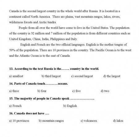 İngilizce Dersi Vize Soruları