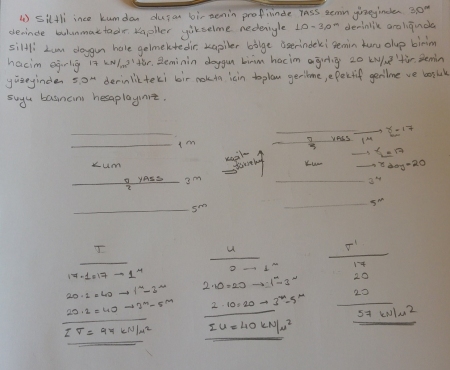 Zemin Mekaniği -1 Sınav Soruları ve Çözümleri