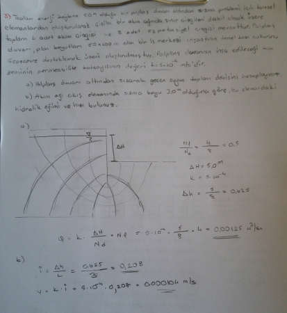 Zemin Mekaniği -1 Sınav Soruları ve Çözümleri